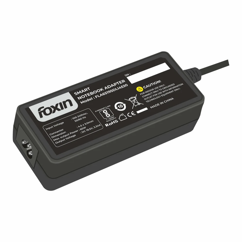 Foxin laptop adapter dell 90watt