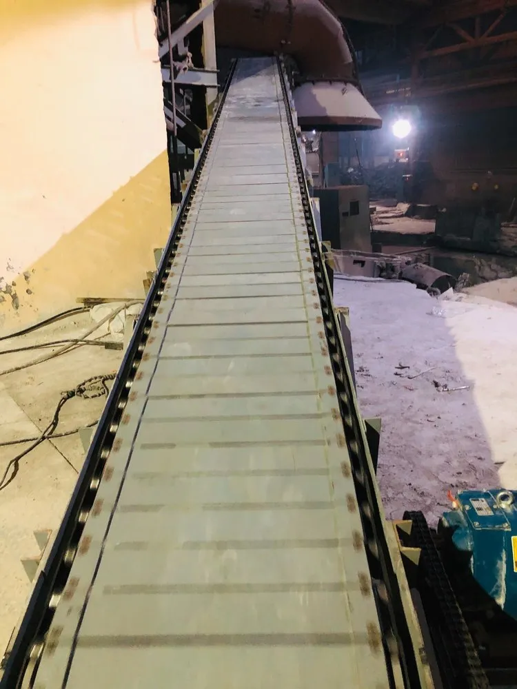 Mild Steel Aline Industrial Slat Conveyor