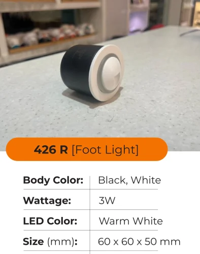 3w Warm White Sinoman Foot Light, For Outdoor