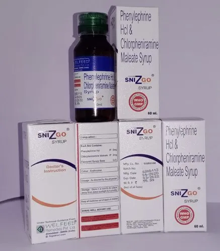 Snizgo Cpm & Phenylepherine Syp, For Commercial