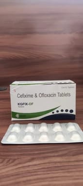 KGFIX-OF Cefixime Ofloxacin Tablet