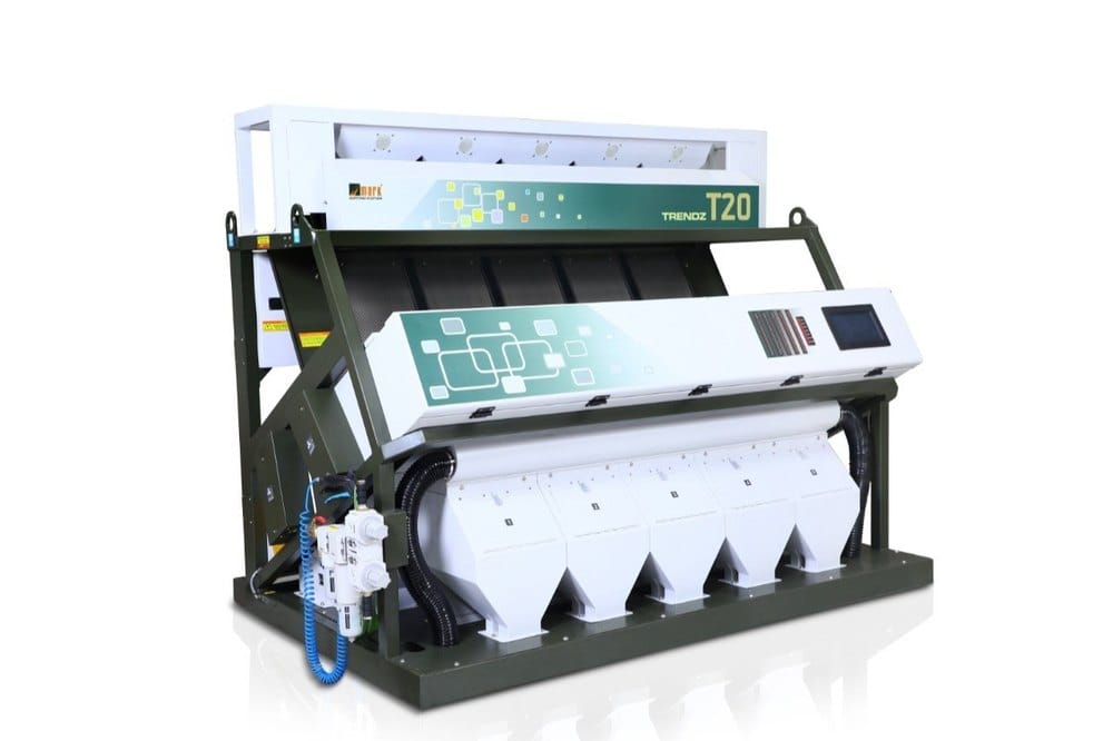 5 Chute Trichromatic Color Sorter T20, 10 KWA, 220 V