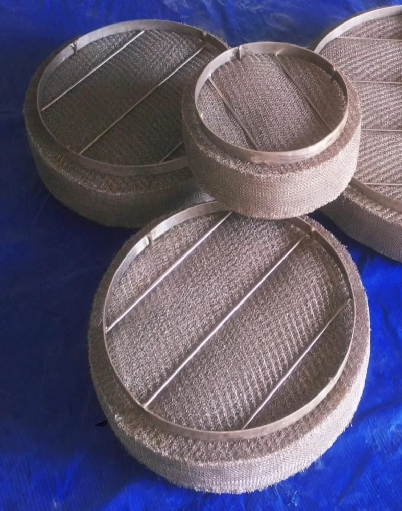 Stainless Steel Wire Mesh Demister Pad, For Industrial