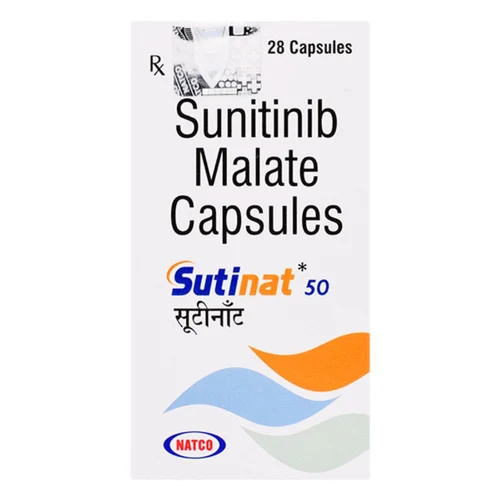 Sutinat 50mg Capsule (Sunitinib Malate 50mg Capsule) Natco