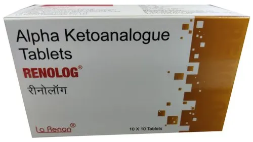 Renolog Alpha Ketoanalogue Tablet, Packaging Type: Box, Packaging Size: 10x10 Tablets