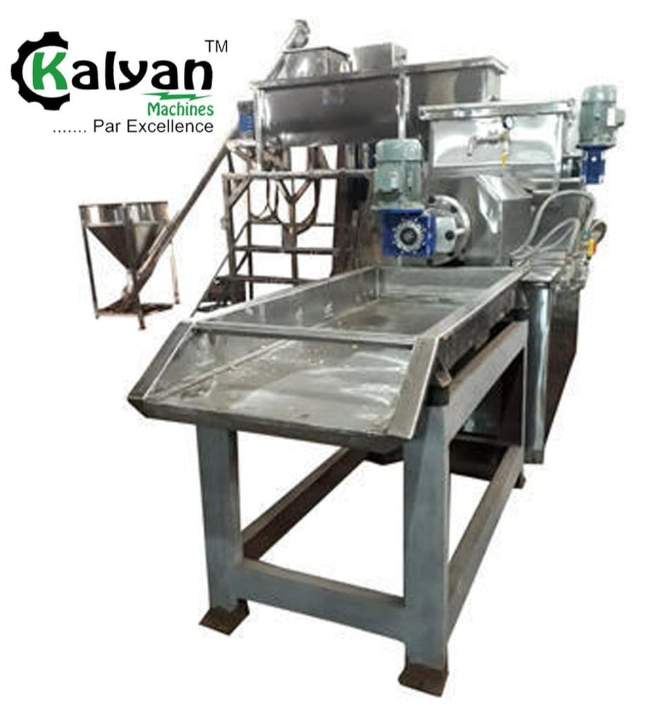 Stainless Steel Automatic Pasta Production Line, Capacity: 200 kg Per Hour