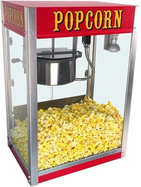 Metal Steel MS Gas Operated Popcorn Making Machine, 500.0 grams per batch