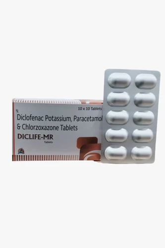 Diclife-mr Diclofenac Paracetamol Chlorzoxazone Tablets