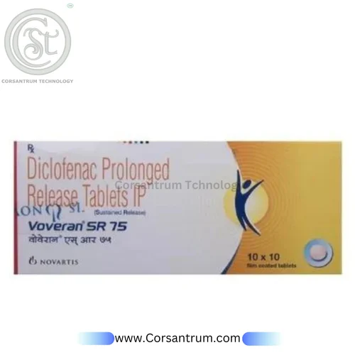 Voveran Sr 75mg Diclofenac Prolonged Release Tablets