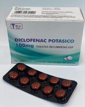 Diclofenac Potasico 100 Mg USP Tablet