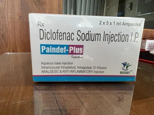 75 MG Diclofenac Sodium Injection, Biodef, 2*5*1ml Ampoules
