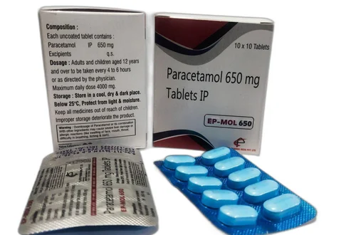 Once Daily Paracetamol 650 Mg Tablet, For Hospital, Od