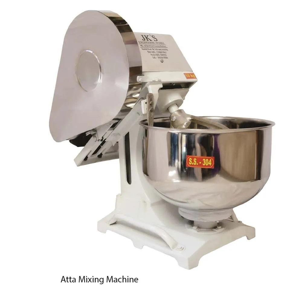 Stainless Steel Atta Mixing Machine, Capacity: 35 kg