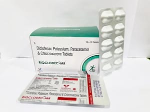 Diclofenac Potassium Paracetamol and Chlorzoxazone Tablets