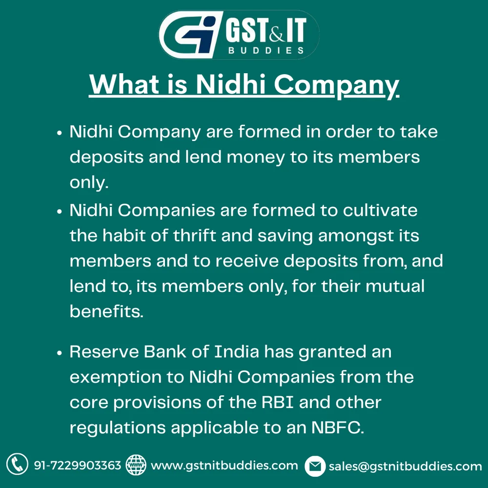 Nidhi Company Registration(FOR 3 Director & 4 Members)