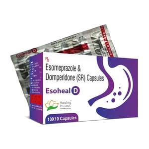 Esoheal Esomeprazole 40 Mg Tablets, 150 Tablet Pack, Prescription