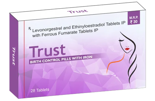 TRUST Birth Control Pills With Iron, Tablet, 20