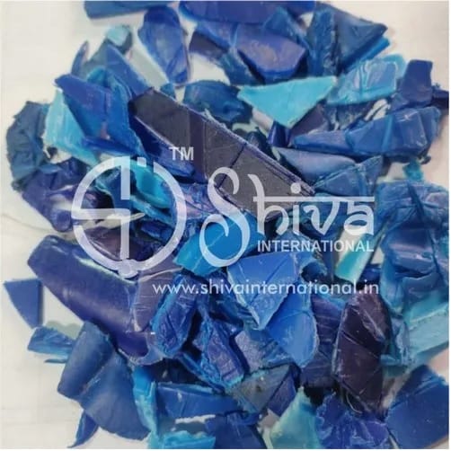 Reprocessed HDPE Blue Drum Regrind