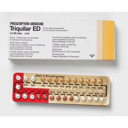 Triquilar Ed Tablets, For Used to prevent pregnancy., Packaging Type: Box