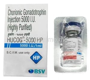 Hcg,Human Chorionic Gondotropin 5000 Iu,Hcg, Packaging Type: Vial, Packaging Size: 1