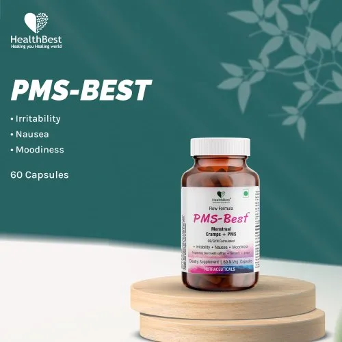 Dietary Supplement Pms-Best Menstrual Cramps Periods, For Immunity Boost, Packaging Size: 60 Capsule