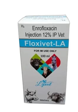 Enrofloxacin Injection 10 W V Vet, Prescription, Packaging Type: Bottle