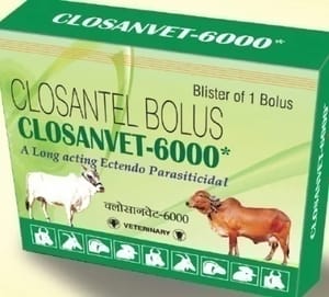 Closantel Veterinary Dewormer, Packaging Size: Blister Of 1 Bolus, Prescription