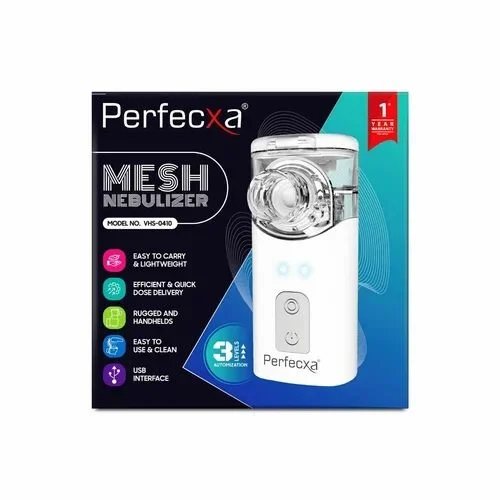 PERFECXA Portable Mesh Nebulizer, Size: Small, Model Name/Number: VHS410