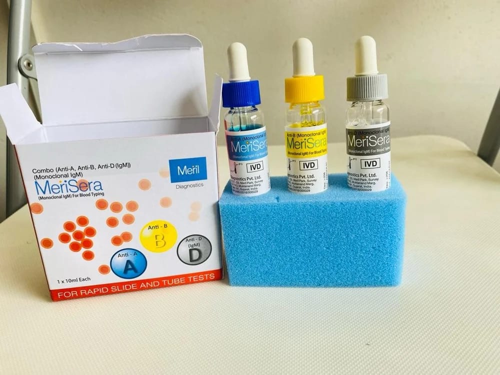 Meril Blood Group Test Kit