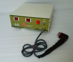 G.N.SURGICALS Mild Steel Physiotherapy Digital Ultrasonic Machine, For Clinical, For Industrial