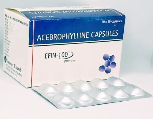 Allopathic Finished Product Acebrophylin 100mg Capsule