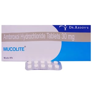 Mucolite Tablet (Ambroxol), Dr ready, Prescription