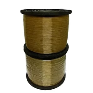 Semi-Dull Golden Polyester Monofilament Yarn, For Zip Making