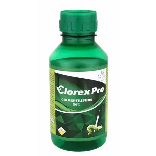 Liquid Clorex Pro Chlorpyriphos 50% Ec Insecticide Agriculture, 500ml,1ltr