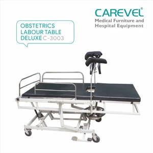 Carevel C 3003 Deluxe Obstetrics Labour Table, For Hospitals, 1930 mm L X 680 mm W