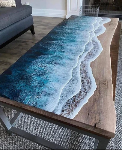 FLUID ART EPOXY TABLE TOP