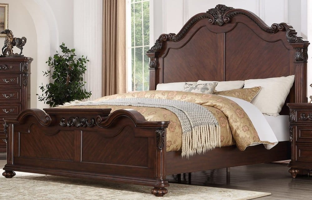 Full Size plywood Carving Bed, With Storage