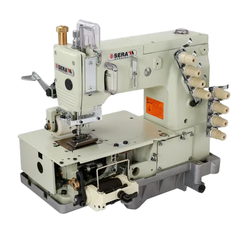 6 Needle Elastic Attaching Machine With Metering Device