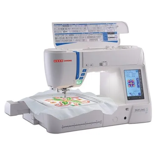 Usha Skyline S9 With Artistic digitizer Full Version Sewing Machine