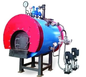 Wood Fired Vertical Steam Boilers, 500 kg