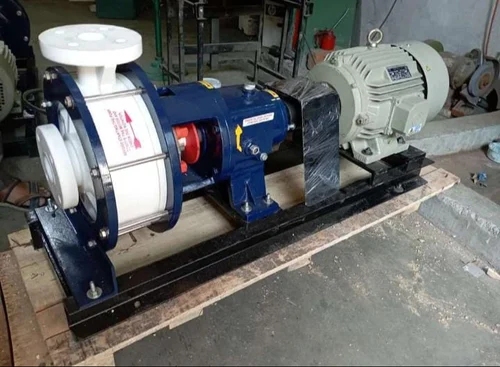 Max Head 60 Meter Polypropelyne Polypropylene Centrifugal Pumps, Max Flow Rate: Upto 10m3/hr, Model Name/Number: Fmpp