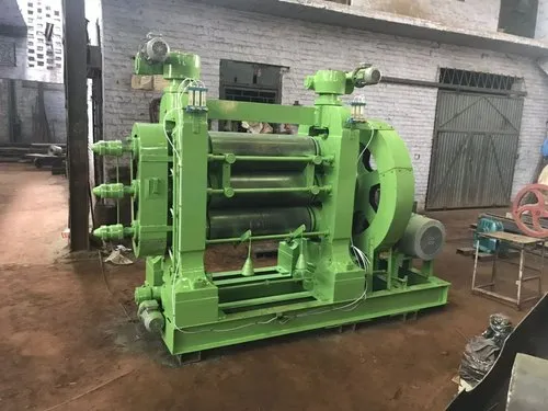 12" x 36" Three Roll Rubber Calender Machine, 25 HP