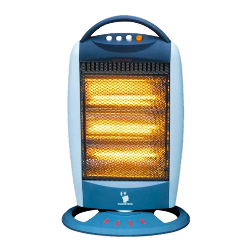 Powerteck 1200 W 3 Rods Quartz Heater, For Room Heating