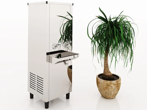 Pulito Full Stainless Steel Water Cooler 40 Liter, Dimensions: 22*18*50, Number Of Taps: 2