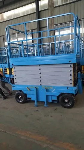 Ragnor Hydraulics RH-MSL-300 Mobile Scissor Lift, Working Height: 30 feet, Capacity: 0.3-0.5 ton