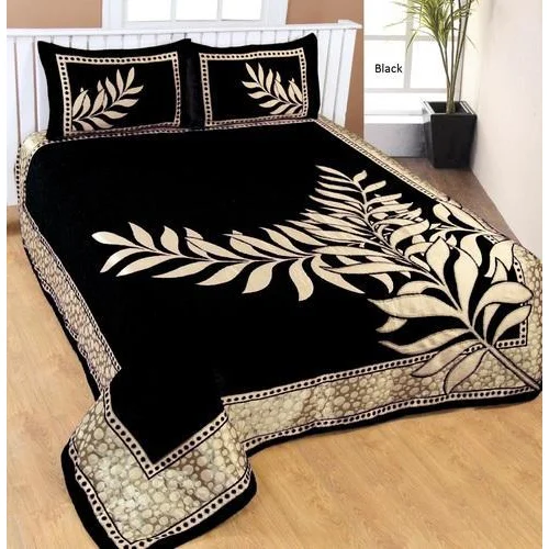 Leaf Design Printed Bed Sheet