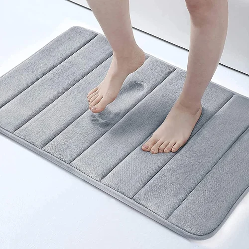 HEMICO Soft Bath Mats Non Slip Absorbent Rugs Rubber Back Runner Mat for Kitchen Bathroom Floorrs