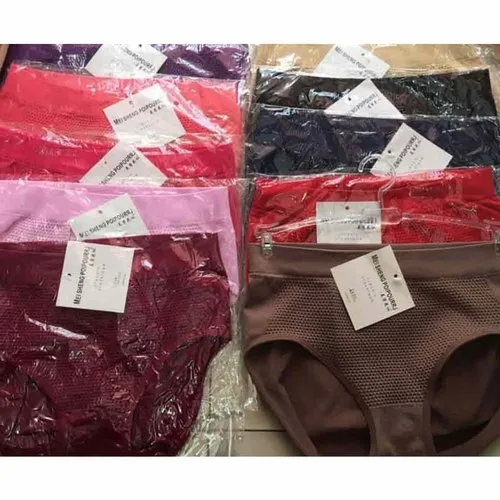 Mysha Ladies Plain Cotton Panty, Size: 28-36