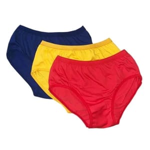 Pipal Mix Ladies Cotton Plain Panty, Size: M To 3xl