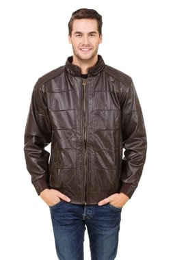 Men PU Leather Jacket